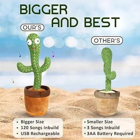 LED Musical Dancing & Mimicry Cactus Toy piqnsv-2x