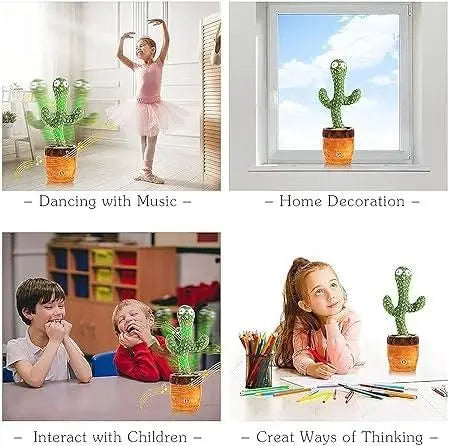LED Musical Dancing & Mimicry Cactus Toy piqnsv-2x
