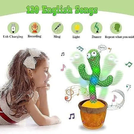 LED Musical Dancing & Mimicry Cactus Toy piqnsv-2x