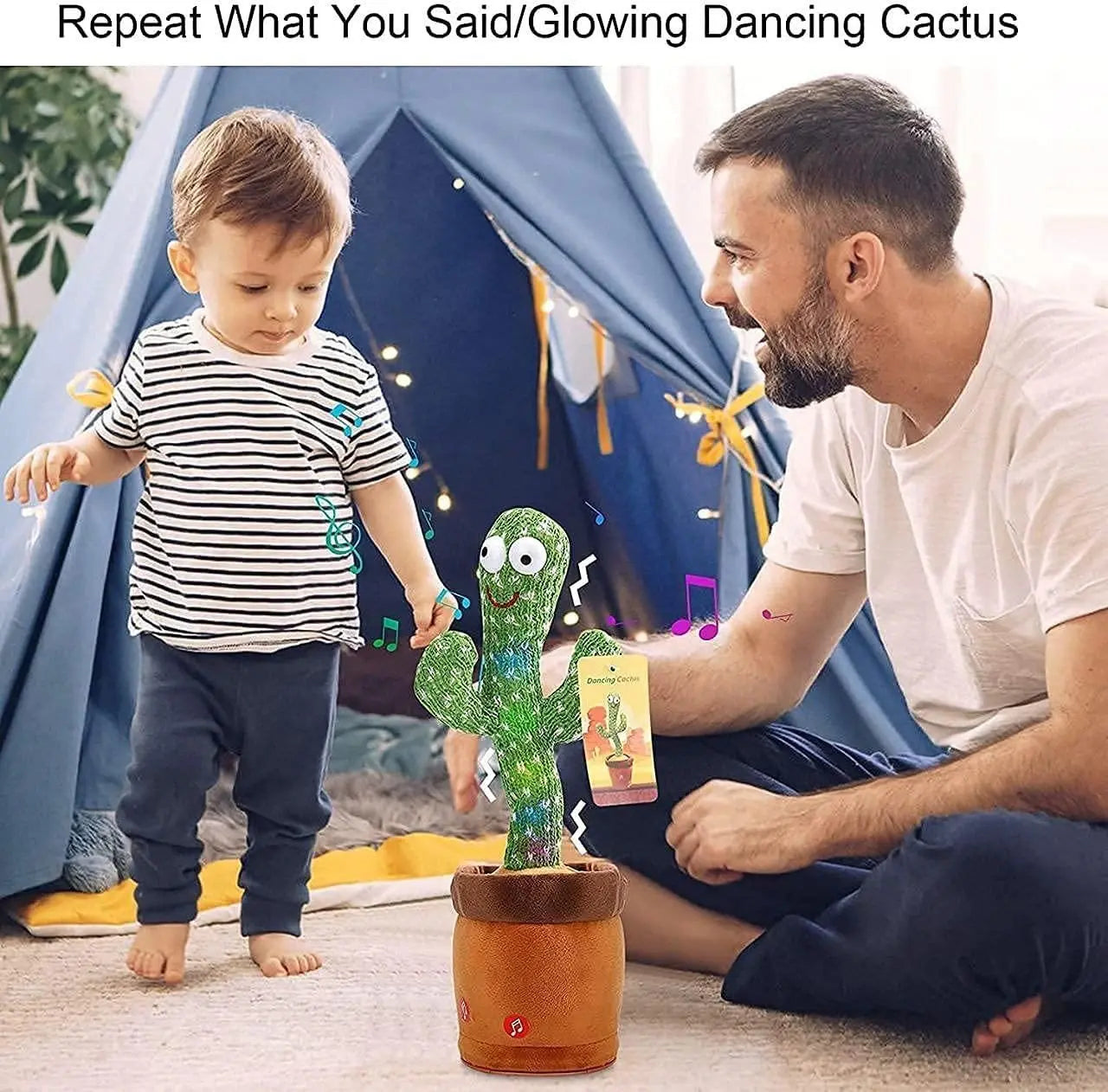 LED Musical Dancing & Mimicry Cactus Toy piqnsv-2x