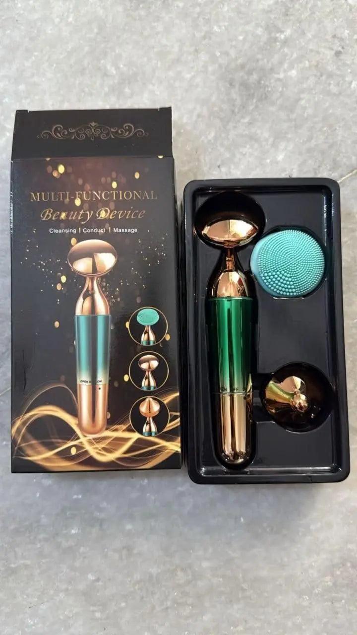 3-in-1 Face, Neck & Eyes Massager piqnsv-2x