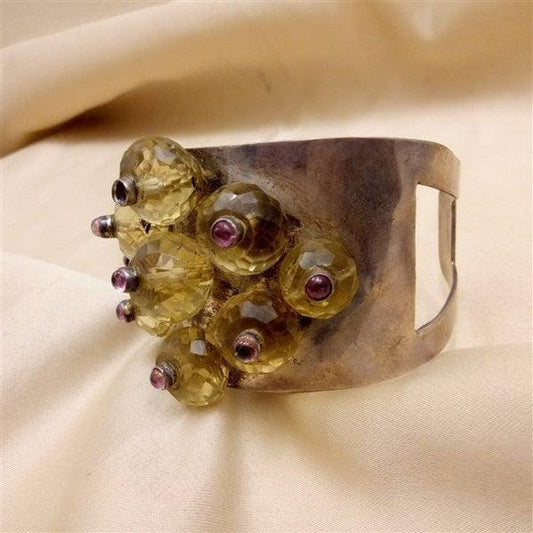 Citrine Handcuff Pratha the jewellery studio pune