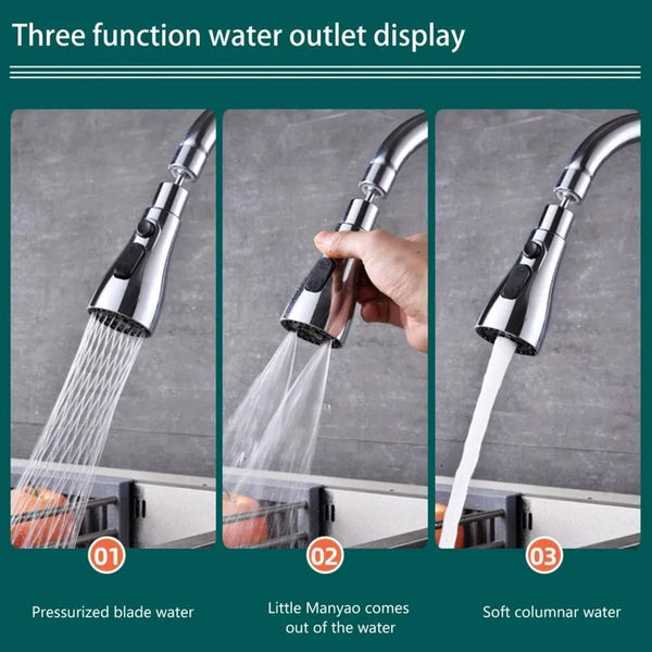 3 Modes Kitchen Sink Faucet piqnsv-2x