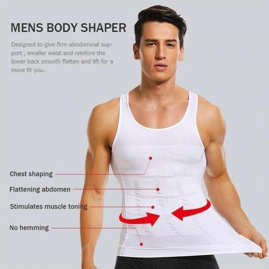 Men's Solid Compression Flexvest piqnsv-2x