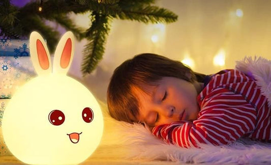 Silicone Open Eye Bunny Touch Lamp piqnsv-2x
