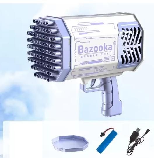 Bubble Gun Machine Kids Automatic Soap Based Bubble Blower piqnsv-2x