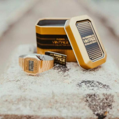 Casio Vintage Digital Gold Unisex Watch piqnsv-2x