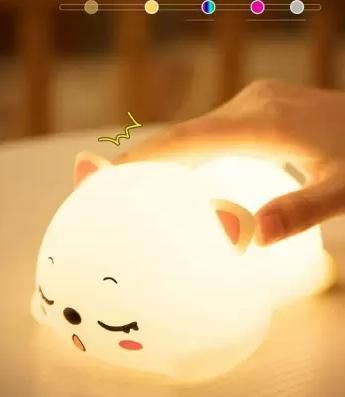 Silicon Snoring Cat Night Light Night Lamp piqnsv-2x