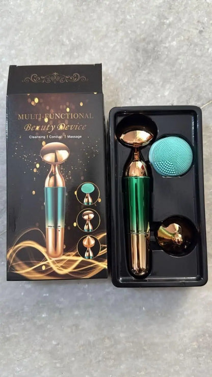 3-in-1 Face, Neck & Eyes Massager piqnsv-2x