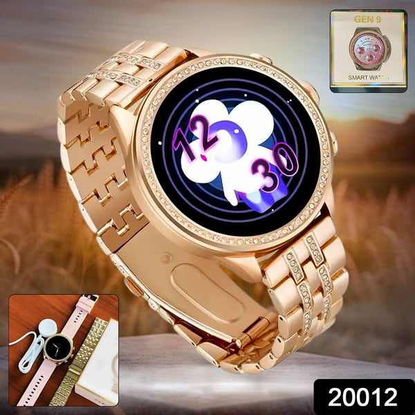 Gen 9 Diamond Strap Latest Smartwatch Hd Display 2 Straps (1 Set) Wukusy