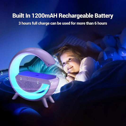 G-Shape LED Wireless Charging Speaker Lamp piqnsv-2x