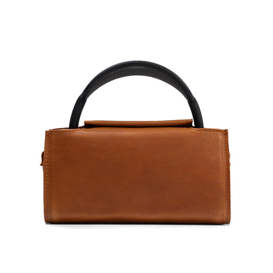 Leather Case for AirPods Max - The Minimalist 3.0 (Tan) Geometric Goods